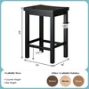 Now Furniture 24" Counter Stool, Wooden Backless Bar Height Kitchen Stool - 2 of 4