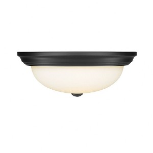 Millennium Lighting 3 - Light Flush Mount in  Matte Black - 1 of 2
