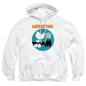 Men's Woodstock Bird In A Circle Pull-Over Hoodie - 1 of 4