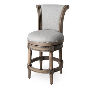 Maven Lane Pullman Wooden Kitchen Swivel Stool - 1 of 4