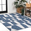 JONATHAN Y Odette Modern Geometric Abstract Two-Tone Indoor/Outdoor Area Rug - 2 of 4