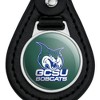 Georgia College Bobcats Logo Black Leather Keychain - 3 of 4