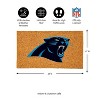 EvergreenNFLCarolina Panthers Logo Natural Coir 28 x 16 Inches Indoor Outdoor Doormat - 3 of 4
