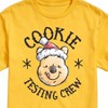 Men's - Winnie the Pooh - Christmas Cookie Testing Crew Short Sleeve Graphic T-Shirt - 2 of 4