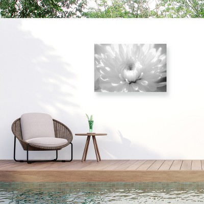 "Infrared Flower 2" Outdoor All-Weather Wall Decor
