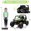 12V Kids Ride On Car, Electric Off-Road Vehicle with Remote Control, 4-Wheel Suspension LED Lights & Bluetooth for 37Months-96Months - 2 of 4