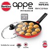 Hawkins 12c Nonstick Appe Pan with Glass Lid: Aluminum Fry Pan, Gas Compatible, Hand Wash, 1-Year Warranty, Red - 2 of 4