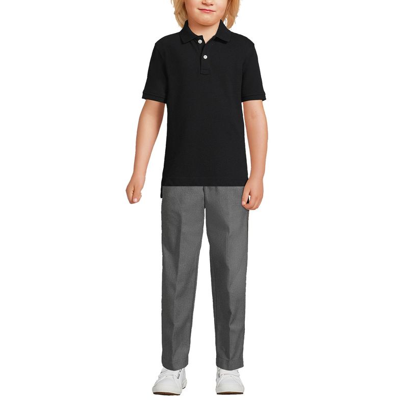Lands' End School Uniform Kids Short Sleeve Mesh Polo Shirt, 4 of 5
