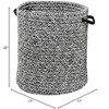 Colonial Mills Galaxy Weave Hampers - Black 17"x17"x22" - 4 of 4