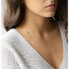 Two-Tone Cross Necklace, 14K Gold & Silver Plated Minimalist Dainty Chain, Religious Gift & Everyday Jewelry for Women - 2 of 4