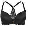 Women's Plus Size Adore Luxe Racerback Push Up Bra - black | CITY CHIC - 3 of 4