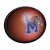 College Football Pigskin Design Oval Slimline Lighted Wall Sign - 2 of 4