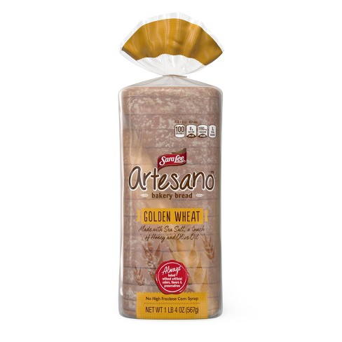 Sara Lee Artesano Golden Wheat Bread - 20oz : Target