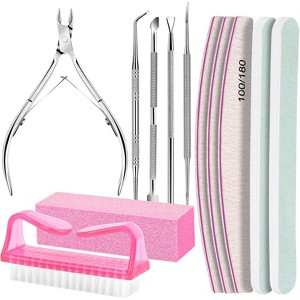 7-Piece Nail Care Kit for Women – Nail File, Buffer Block, Cuticle Remover & Manicure Tools for At-Home Nail Grooming - 1 of 4