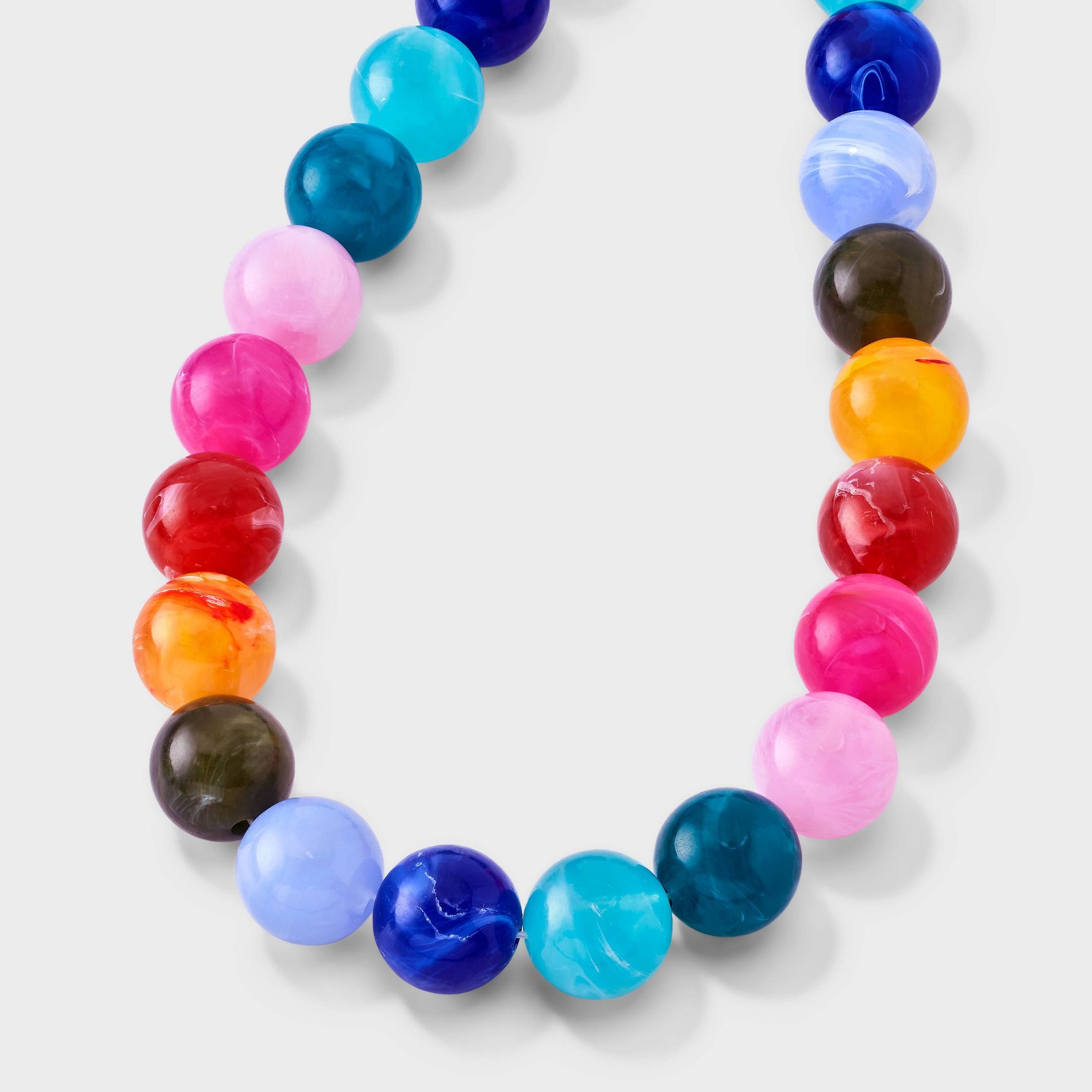 SUGARFIX by BaubleBar Bead the Way Necklace - Rainbow