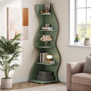 Tribesigns 70" 5-Tier Corner Shelf - 1 of 4