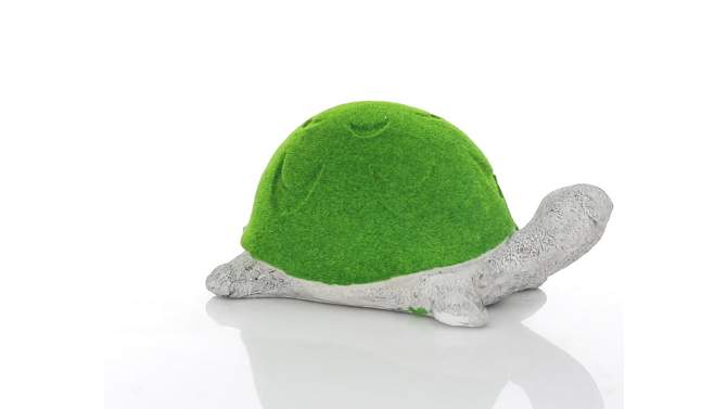 10.05&#34; Magnesium Oxide Turtle Garden Sculpture Green - Olivia &#38; May, 2 of 6, play video