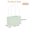 Unique Bargains Florist Gift Packaging Bags with Handle for Birthday Christmas Mother's Day Wedding 10 Pcs - 2 of 4