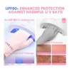 Saviland UV-Shield Gloves: UPF80+ Dermatologist-Tested w/99.9% UV Block - Fingerless Cuticle Defense for Gel Lamp Care. (Light Pink) - 3 of 4
