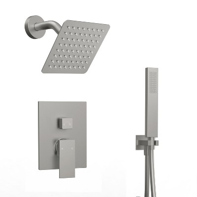 YAWWALK Dual-Function Shower Faucet Set - Pressure-Balanced System with Handheld Spray