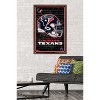 Trends International NFL Houston Texans - Neon Helmet 24 Framed Wall Poster Prints - 2 of 4