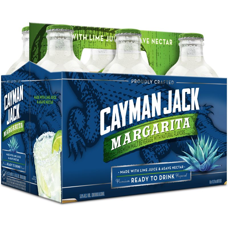 Cayman Jack Margarita Cocktail - 6pk/11.2 fl oz Bottles, 1 of 8
