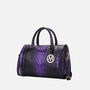 MKF Collection Usal Halloween Satchel Women's Bag Croc-Embossed by Mia K - 1 of 4