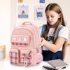 FATMOON School Backpacks for Girls - 18" Large Capacity Cute Backpack for Kids Teens,with Multiple Pockets,for Back to School and Travel - 2 of 4
