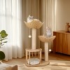 Artloge 3 Tiers Large Cat Activity Tree Tower Luxury Cat Condo Furniture with Scratching Post & Plush Cushion for Cat Gift - 3 of 4