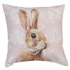 Manual Woodworks and Weavers Bunny Climaweave Pillow, 12-Inch – Bun Bun Decorative Cushion - 2 of 3
