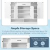 TIRAMISUBEST Sleek Shoe Cabinet with Adjustable Shelves, Minimalist Shoe Storage Organizer with Sturdy Top Surface, Space-saving Design Sideboard - 4 of 4
