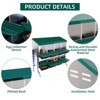 8-Compartment Chicken Nesting Box with Metal Legs - Roll Away Egg Laying Box with Lid Cover, Protects Eggs, Easy Access Design - 4 of 4