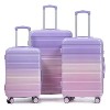 MAYEERTY 3-Piece Luggage Set (20"/24"/28") - PP Spinner Wheels, Carry-On, Matching Color, Combination Lock - 2 of 4