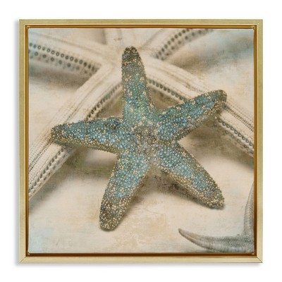 Stupell Industries Distressed Texture Starfish, 25" x 25"