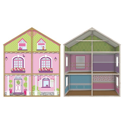 My Girls Wooden Dollhouse For 18 Dolls Dollie Me Style Target