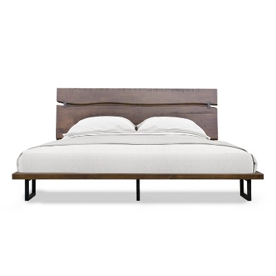 Pasco Panel Bed Brown - Steve Silver