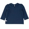 RuffleButts Toddler Girls Peter Pan Collar Long Sleeve Top - 2 of 4