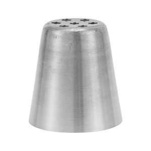 Unique Bargains Piping Tip 304 Stainless Steel Silver Tone 0.98"x1.46"x1.65" 1 Pcs - 1 of 3