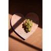Pink Stone Heart Cheese Board – 10" Tall Kitchen Serveware by Kalalou - 2 of 4