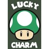 Juniors Womens Nintendo Super Mario St. Patrick's Day Extra Life Mushroom Lucky Charm Festival Muscle Tee - 2 of 4