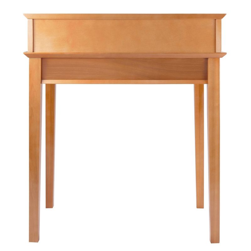 Studio Writing Desk with Hutch Honey Brown - Winsome, 6 of 9