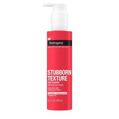 Neutrogena Stubborn Texture Daily Gel Cleanser - 6.3 fl oz