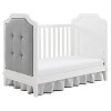Baby Relax Luna 3-in-1 Upholstered Crib - White : Target