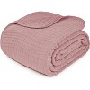 Muslin Cotton Blanket for Adults, Extra Large By Comfy Cubs - 4 of 4