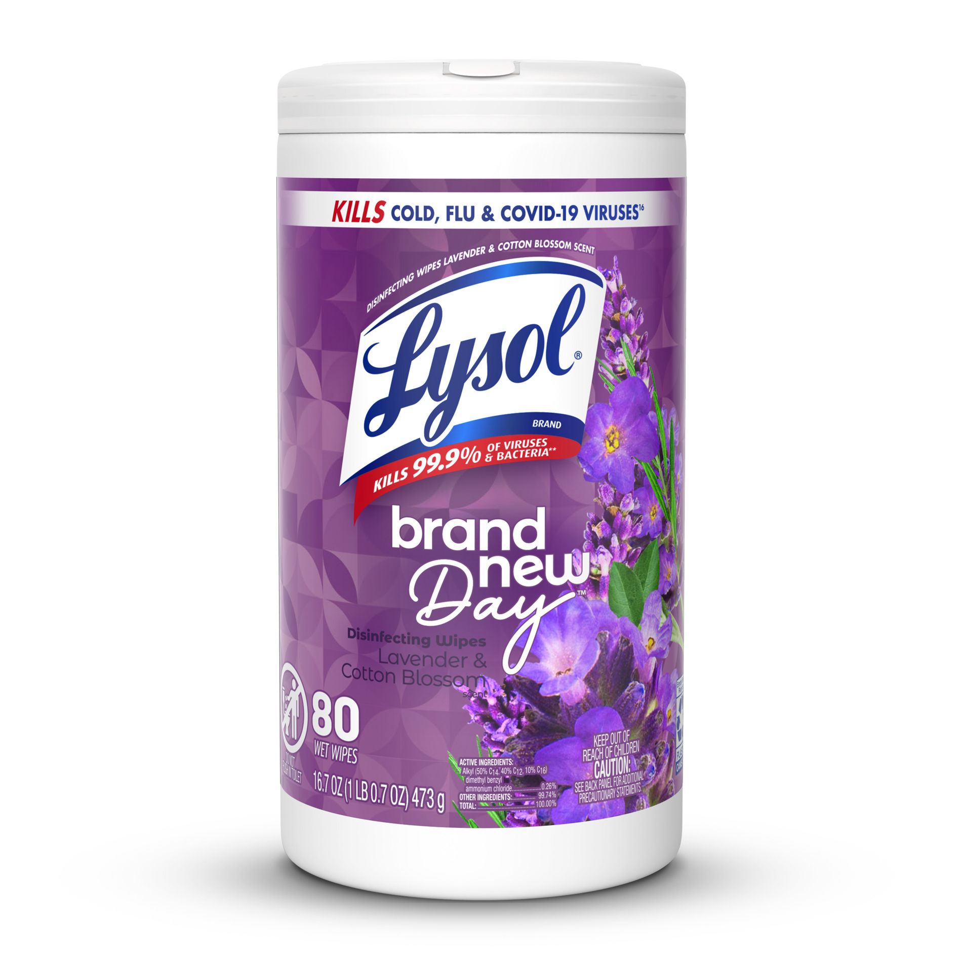Lysol Lavender Disinfecting Wipe - 80ct