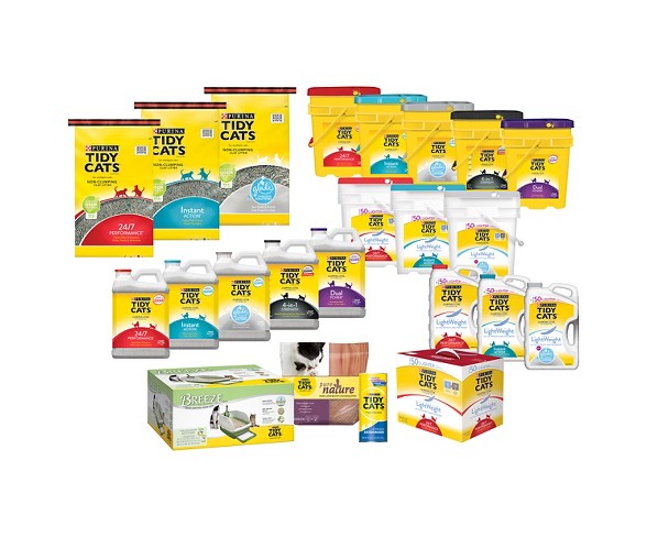 Purina Tidy Cats Pure Nature Cedar/Pine/Corn Multiple Cats Clumping Natural Cat Litter - 12lbs