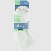 All Pro Women's 6pk Quarter Cotton Socks - White 4-10: Arch Support, Cushioned Sole, Moisture Wicking - 2 of 4