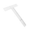 Unique Bargains T-Square 11.81" Measurement Black Numeral Dial Clear T-square Ruler - 3 of 4