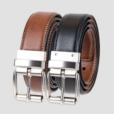 Men's Leather Belt - Goodfellow & Co™ Black : Target