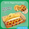 Big Dot of Happiness Basketball Party Paper Food Trays, Disposable Double-Sided Paper Food Holders for Nachos, Hot Dogs, French Fries - 12 Ct - 2 of 4
